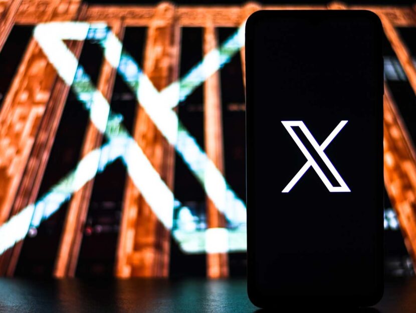 Twitter X, il logo