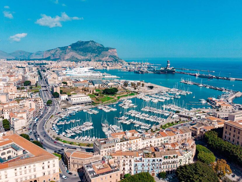 Vista sulla città di Palermo