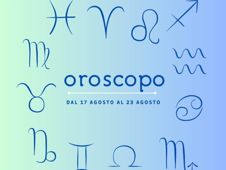 Oroscopo della settimana dal 17 al 23 agosto