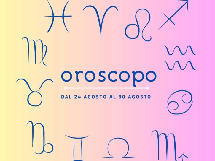 Oroscopo della settimana dal 24 al 30 agosto