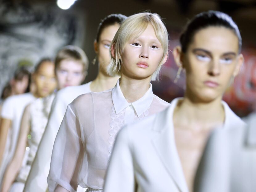 Il make up bianco in passerella