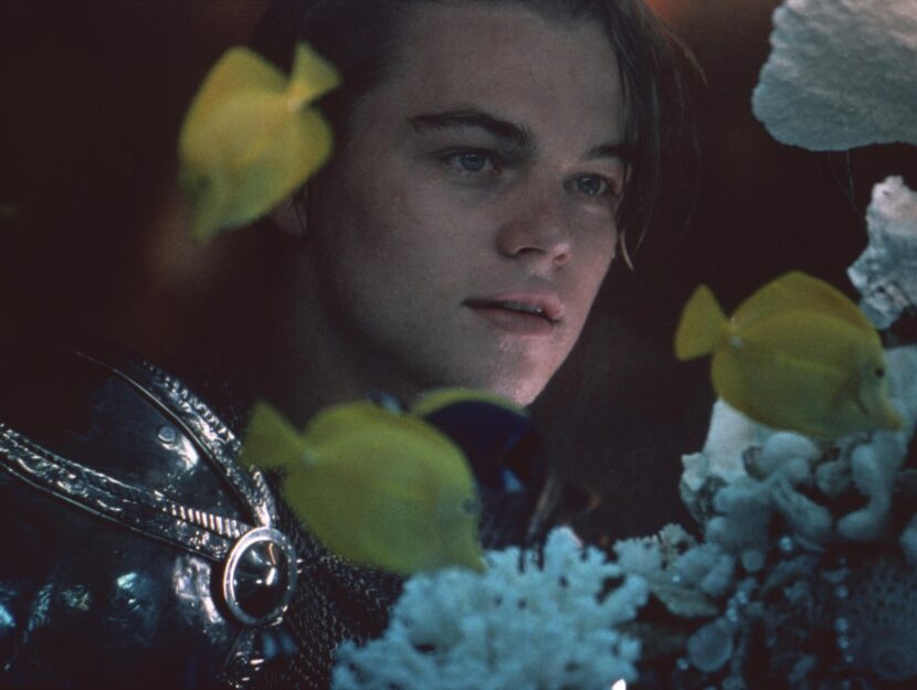 "Romeo + Juliet" (1996, Baz Luhrmann) con Leonardo Di Caprio e Claire Danes