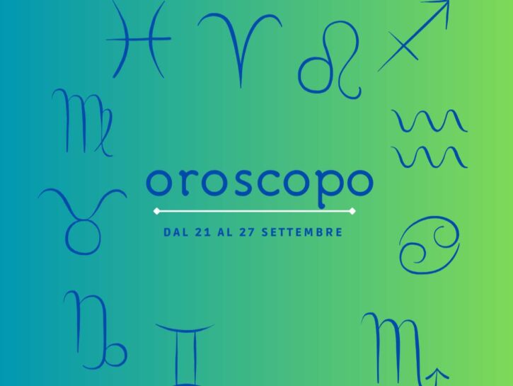 Oroscopo della settimana dal 21 al 27 settembre