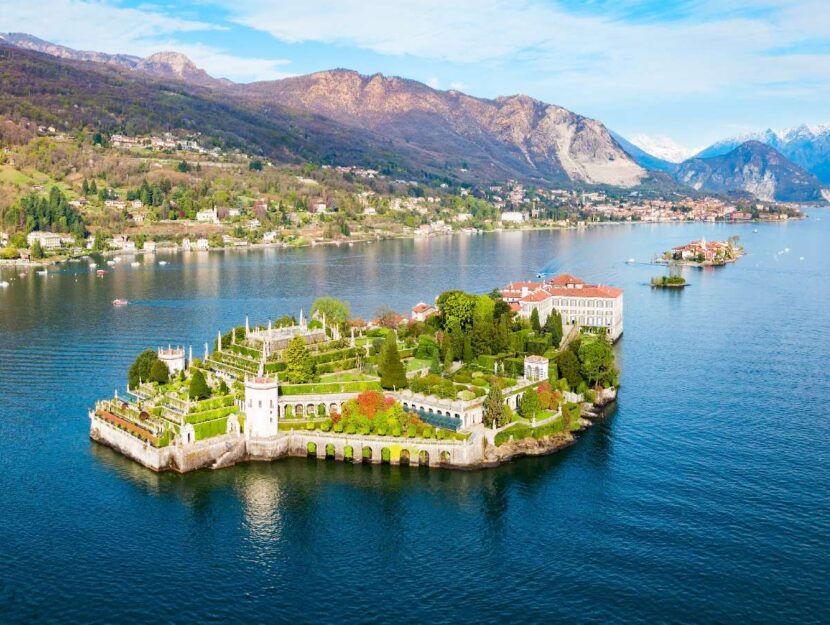 Veduta dell'Isola Bella al Lago Maggiore