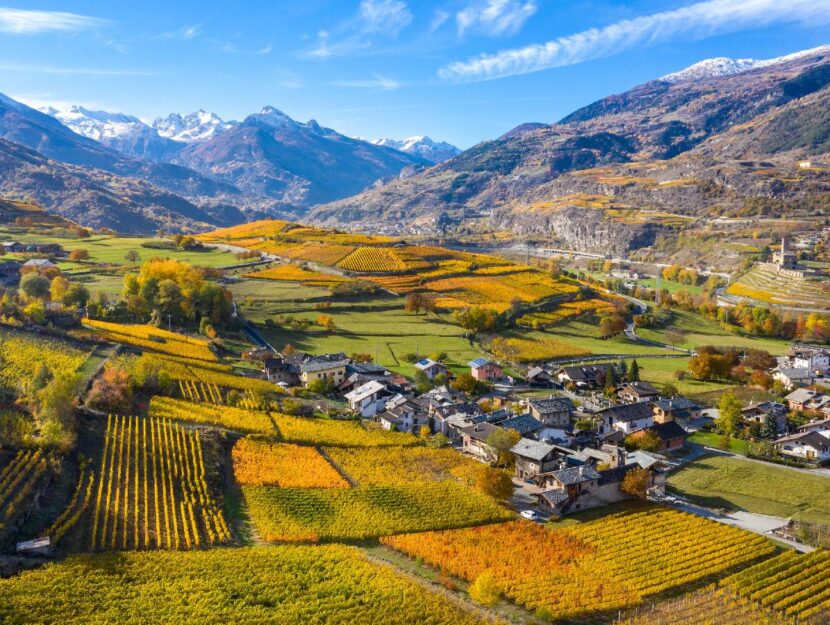 VALLE D'AOSTA-Vigneti Jovençan turismo enogastronomico cantine e vini