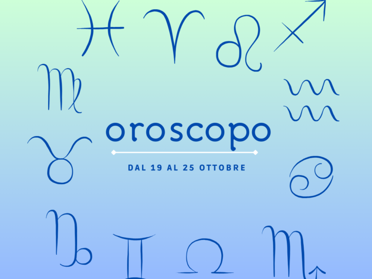 Oroscopo della settimana dal 19 al 25 ottobre