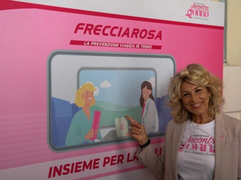 Parte il Frecciarosa, il treno della prevenzione
