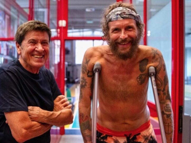 Jovanotti e l'incidente in bici: 