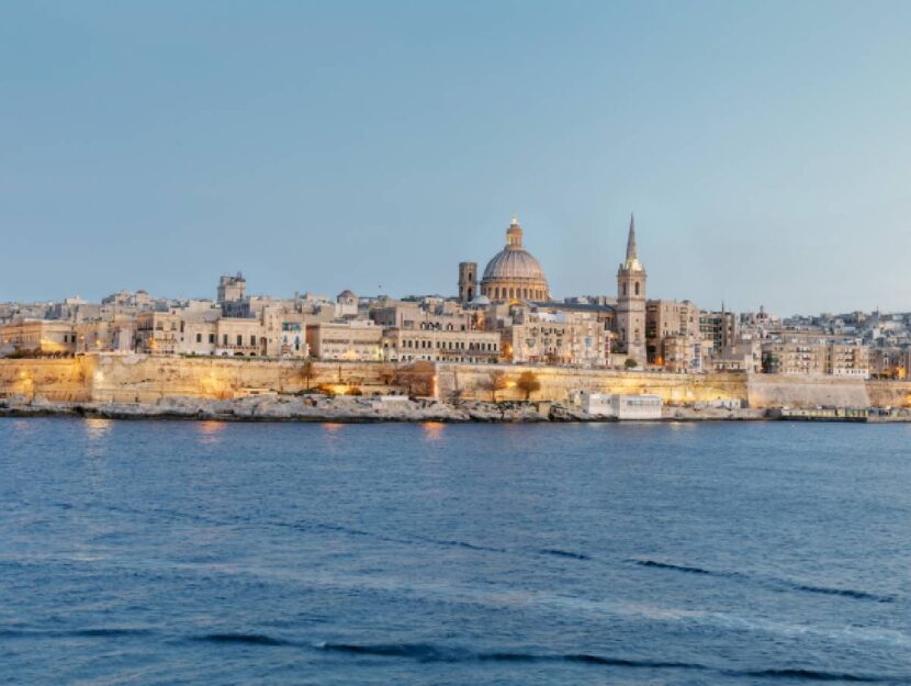 Malta Valletta skyline