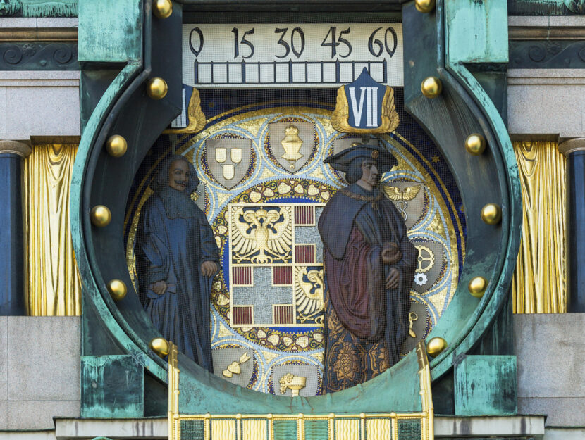 Vienna Ankeruhr, l’orologio in stile liberty