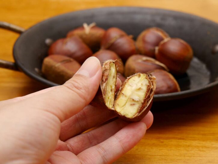 Come preparare un risotto alle castagne con speck e mele
