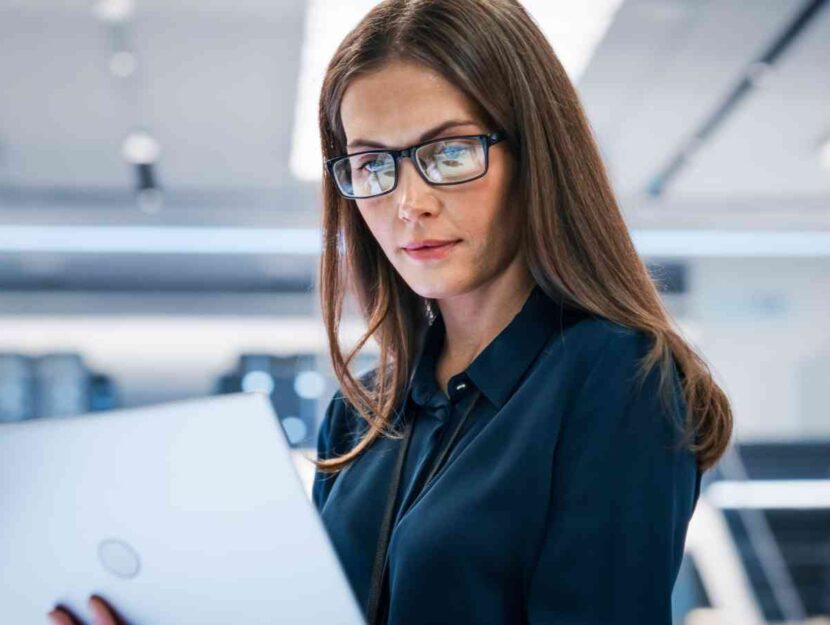 Una donna al lavoro