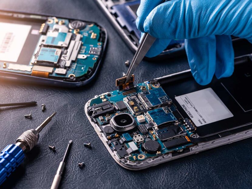 Smartphone in riparazione