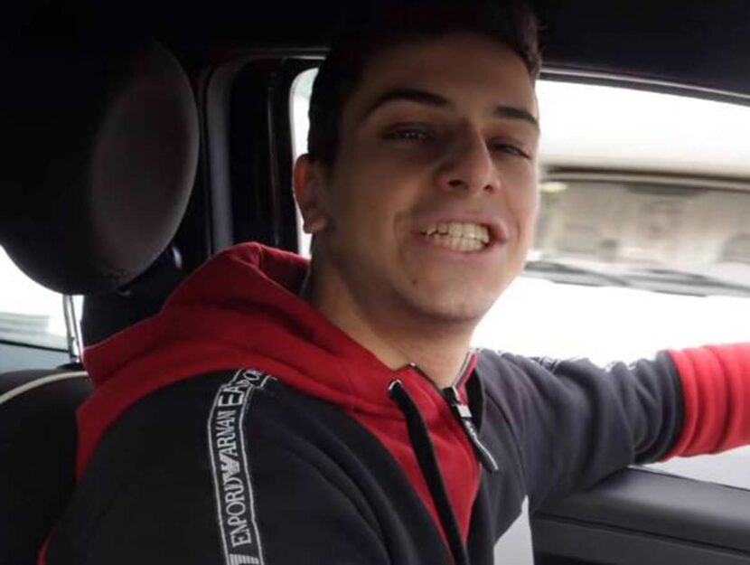 Lo youtuber Matteo Di Pietro