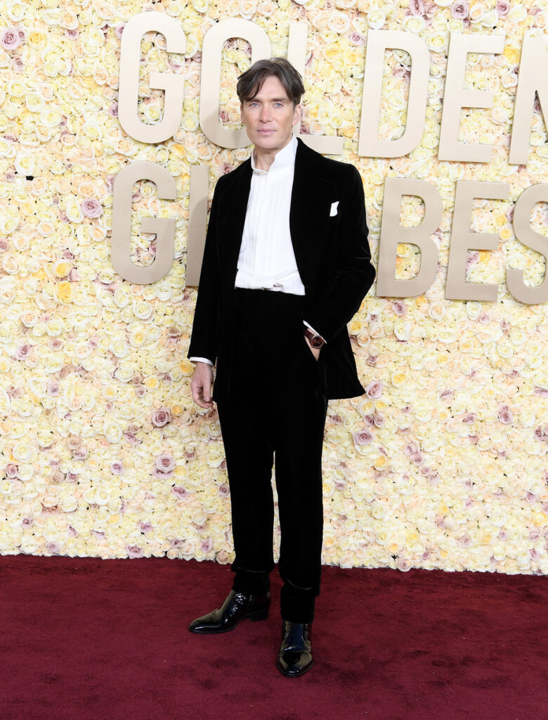 Golden Globes 2024 look - Cillian Murphy