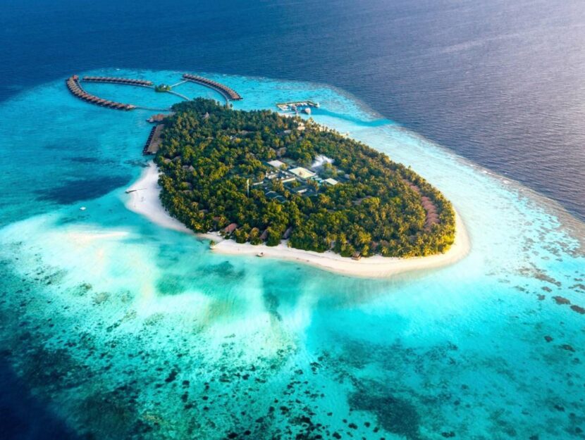 Maldive atolli resort