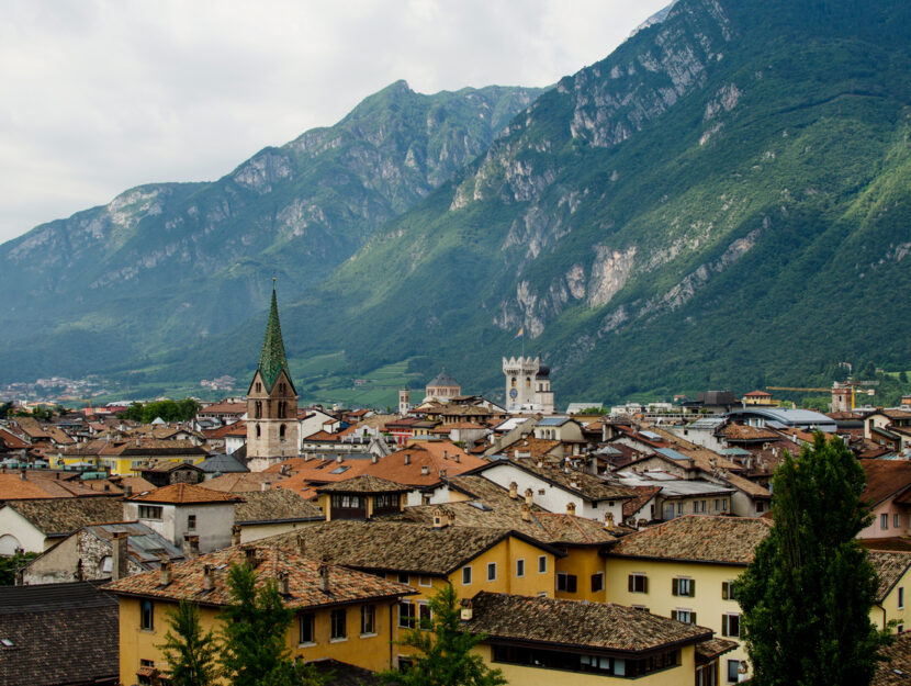 Vista della città di Trento