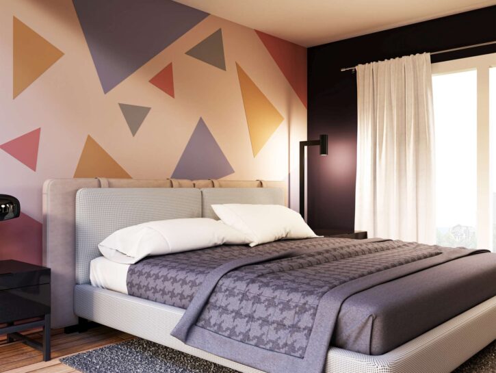 Come pitturare le pareti con forme geometriche