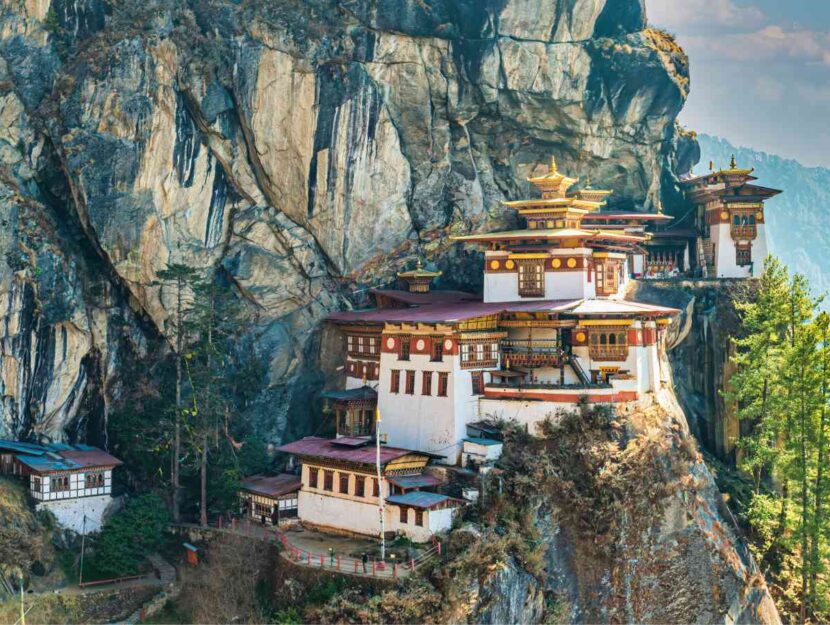 Il tiger`s nest in Bhutan