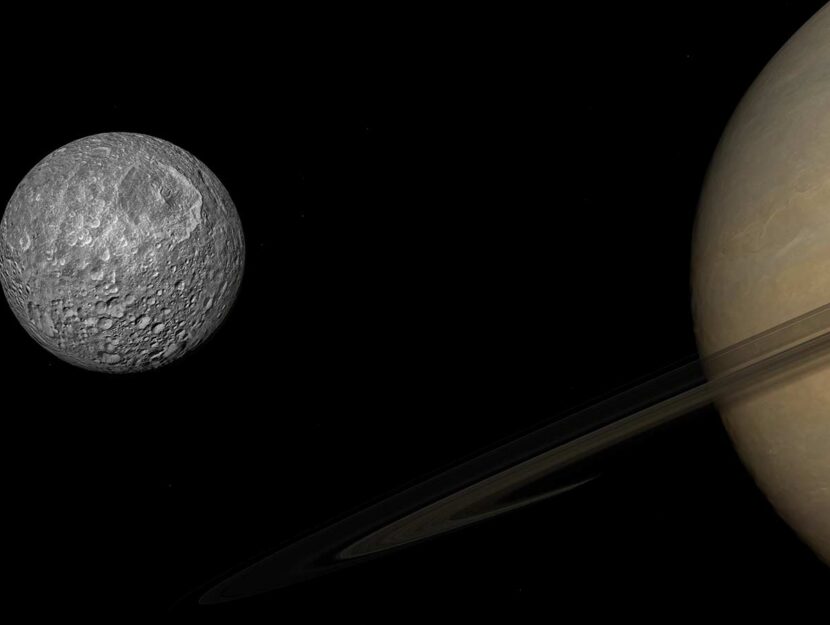 Mimas, la luna di Saturno