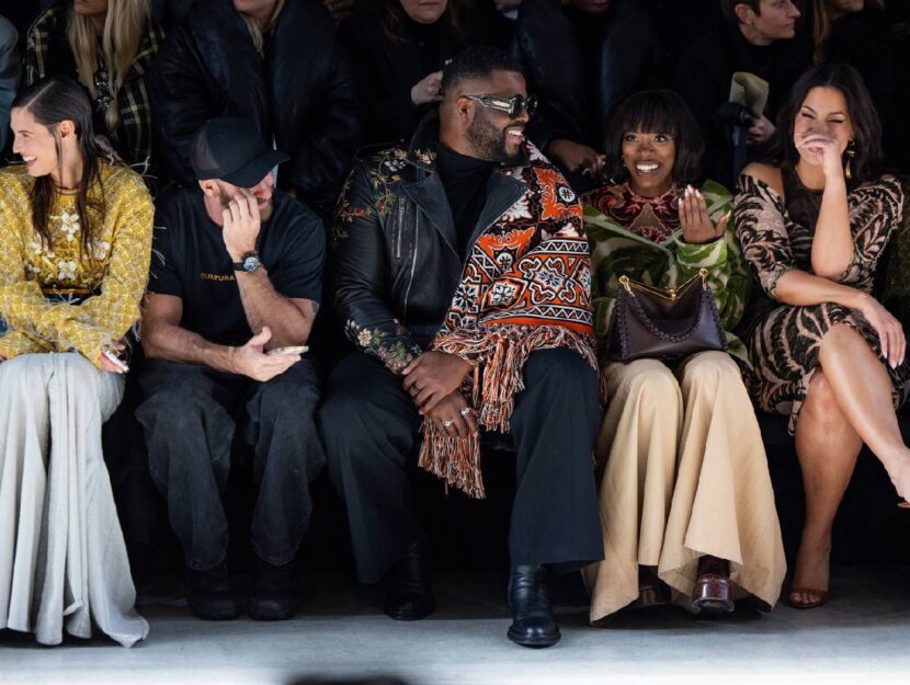 fashion week milano front row