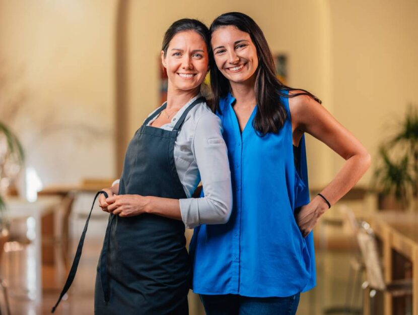 Da sinistra, Caroline Caporossi e Jessica Rosval (ph. Cinefood)