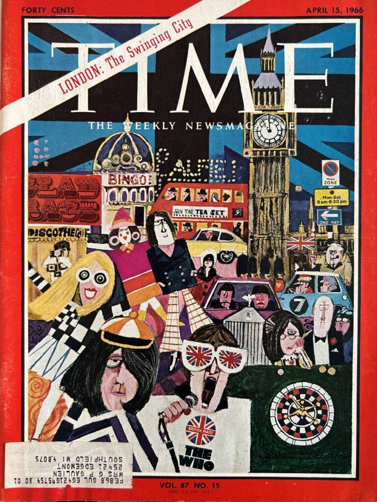 1966, la copertina di Time che consacrò la Swinging London