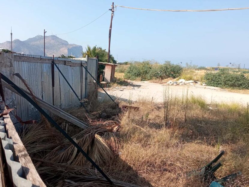 Il cantiere del Foro Italico dove sarebbe avvenuto lo stupro di gruppo a Palermo