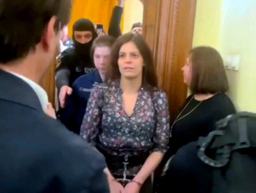 Ilaria Salis in tribunale a Budapest