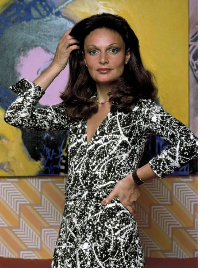 Diane von Fürstenberg nel 1975