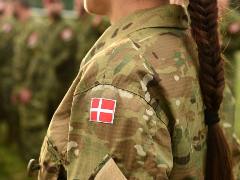 Una soldatessa danese