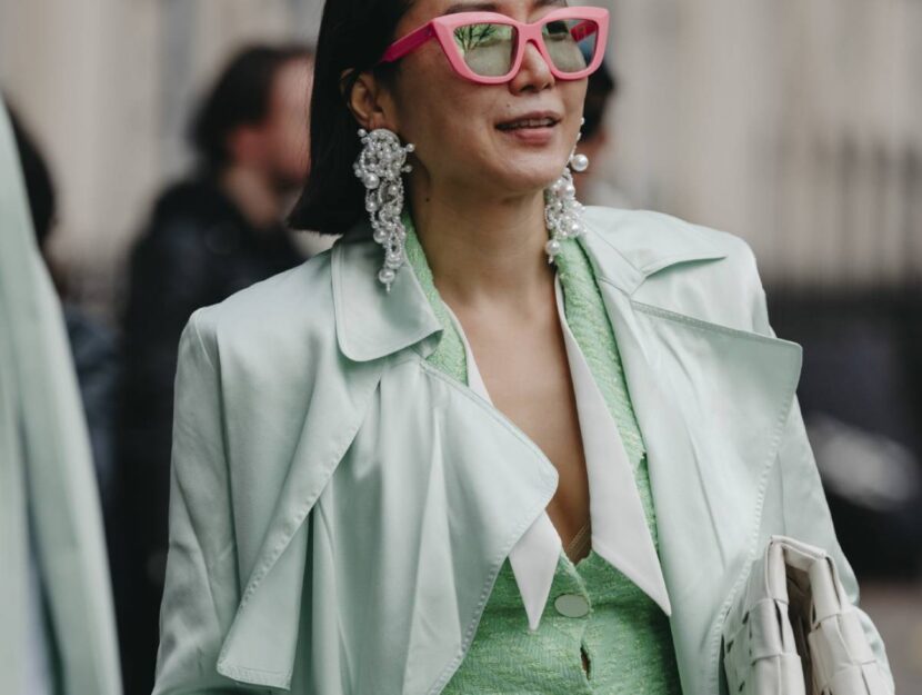 Come indossare il verde menta moda prima vera 2024