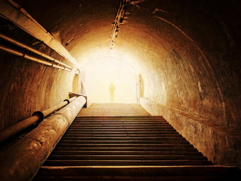 Esperienze pre-morte, tunnel