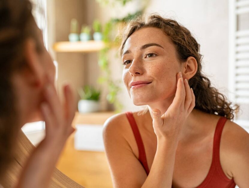 Una ragazza alle prese con l'acne