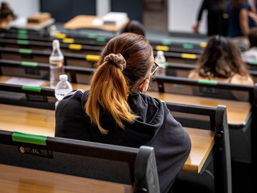 Studenti al test di Medicina