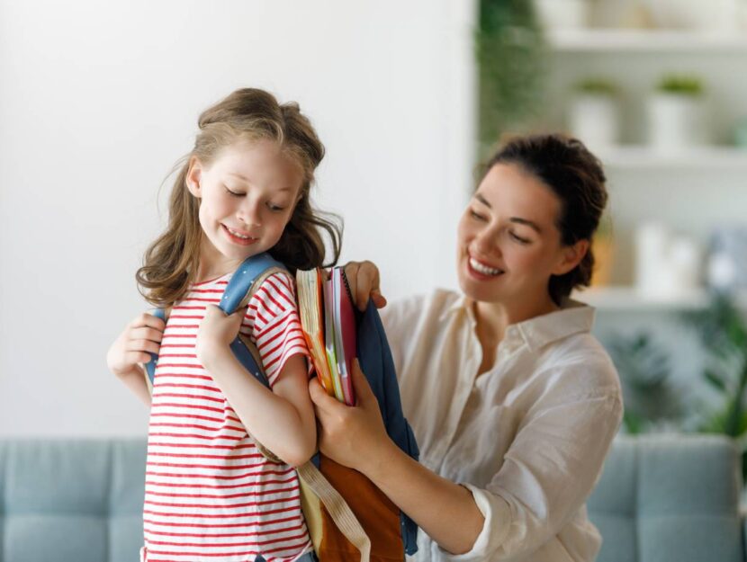 Una madre con la figlia