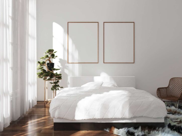 Come arredare una camera da letto bianca