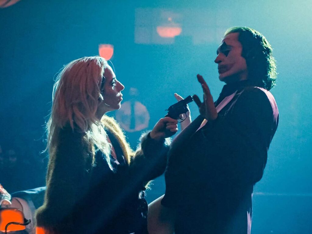 Lady Gaga e Joaquin Phoenix in Joker: Folie a Deux