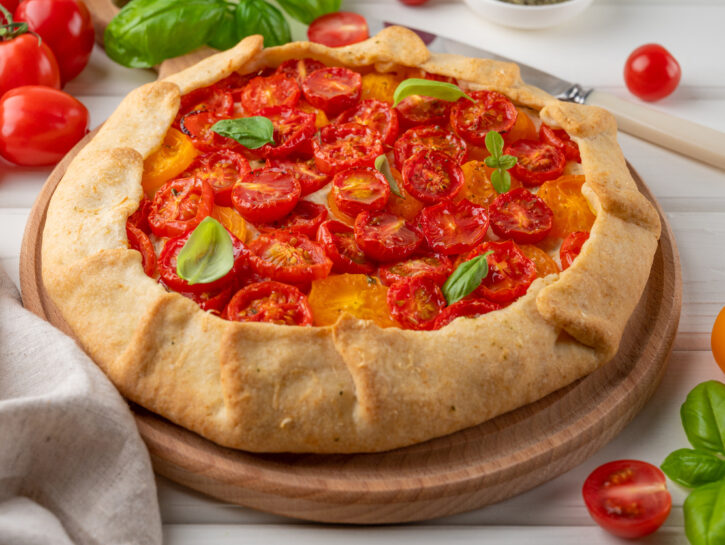 Tarte tatin ai pomodorini caramellati