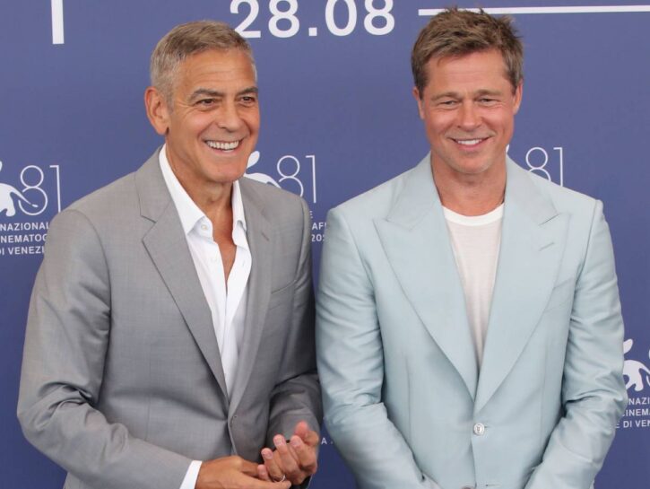 Venezia 2024, Brad Pitt e George Clooney: che spettacolo!