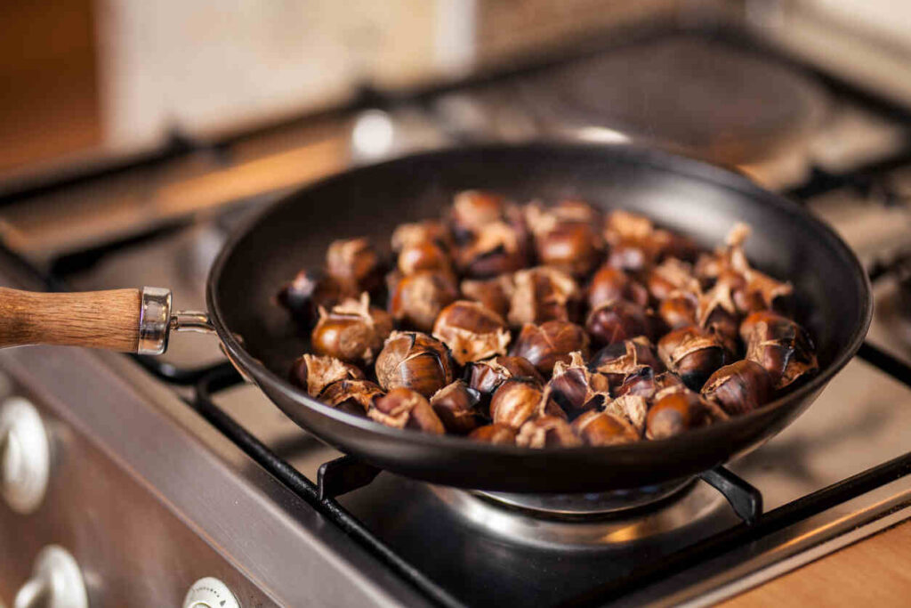 castagne in padella