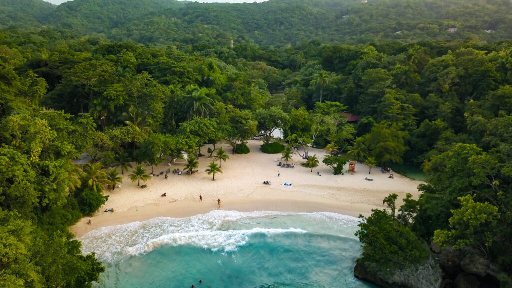 Port Antonio vista aerea della Giamaica