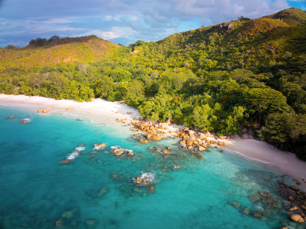 Isola Praslin alle Seychells