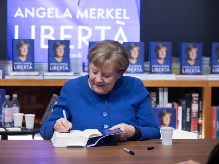 Angela Merkel: a Milano presenta 