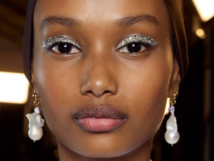 Il make up delle feste è glitter