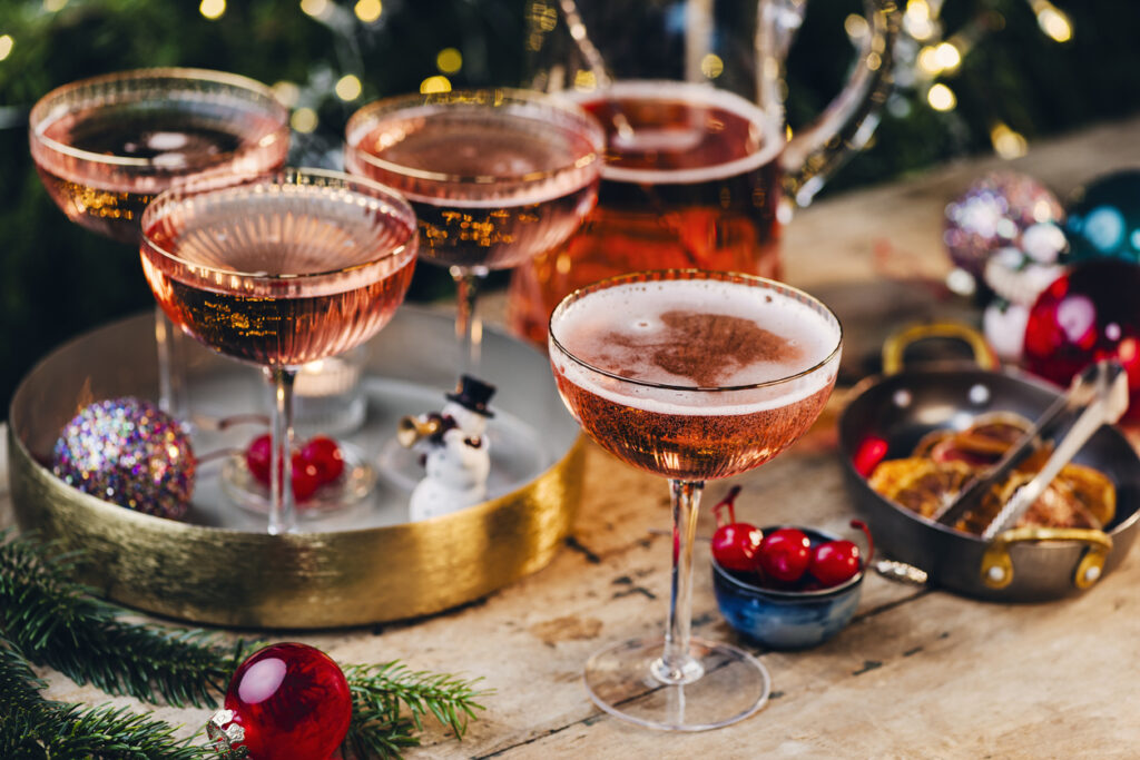 bicchieri per il brindisi di capodanno