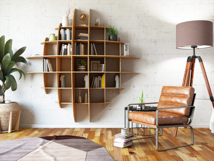Come realizzare una libreria sospesa con materiali riciclati