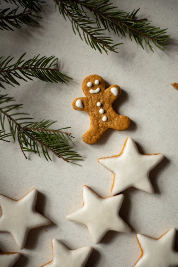 biscotto ginger bread sul tavolo