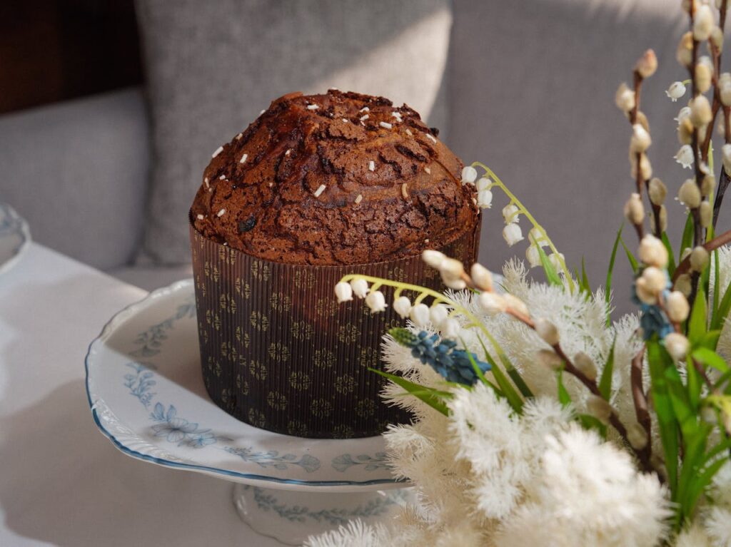 panettone sul tavolo