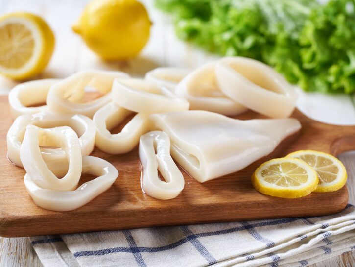 Calamari al forno gratinati con verdure